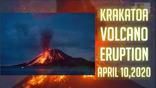 Krakatoa Volcano Eruption Again 1883 Krakatoa distroyed the Island [upl. by Esojnauj]