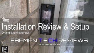 NEW 2016 Ring Video Doorbell Pro Review amp Installation [upl. by Aizan179]