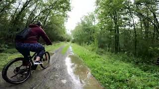 Mountainbike elektrische tocht bij Durbuy [upl. by Dahsar]