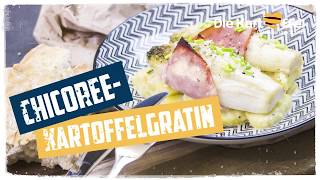 KartoffelChicoreeGratin mit Schinken [upl. by Arlee]