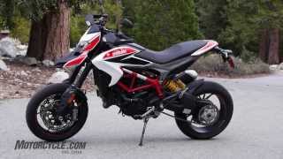 2014 Ducati Hypermotard SP Review [upl. by Nelleus]