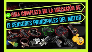 🔥Ubicación De 12 SENSORES Más IMPORTANTES Del MOTOR De Tu AUTO ✅ [upl. by Ahsinotna]