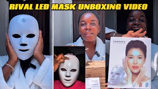 Viral led mask unboxing video ledfacemask facemask facial facialmask facemaskforacne viralvide [upl. by Atinrehs]