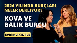 KOVA VE BALIK BURCU İÇİN 2024 NASIL GEÇECEK  Yükselenler nelere dikkat etmeli [upl. by Macdermot]