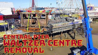 Central Pier  SuperSpeed Waltzer Centre Removal [upl. by Anivlek316]