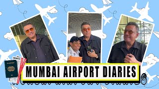 Boman Irani Spotted At Mumbai Airport  bomanirani [upl. by Ulla]