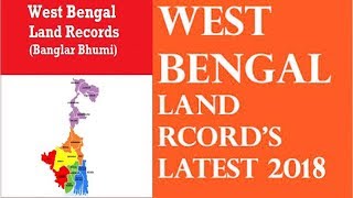 2018 banglarbhumigovin Khatian amp Plot Information New Website of West Bengal Land Records [upl. by Sherill]