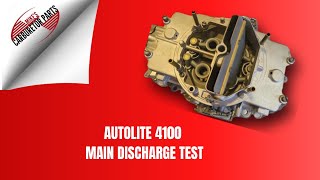 Autolite 4100 Carburetor  Testing The Check Ball [upl. by Ailahk]