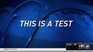 KNTV Emergency Alert System  2016 National Periodic Test September 28 2016 [upl. by Haven]