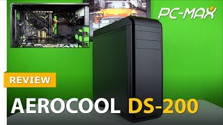 AeroCool DS200 Midi Tower  Review  Test  HD [upl. by Ellord985]