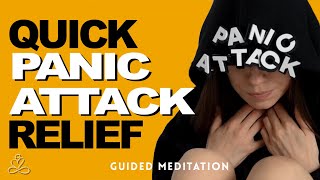 Quick Panic Attack Meditation Anxiety Relief in 8 Minutes [upl. by Goldia609]