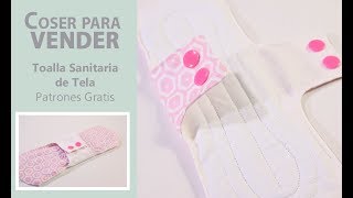 Coser para Vender │Toallas Sanitarias Ecológicas [upl. by Anilorac]