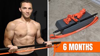 Resistance Bands amp Bar Home Workout Setup Review  6 Months Later [upl. by Ynnohj]