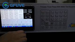 Three phase kwh meter test equipment [upl. by Salchunas521]