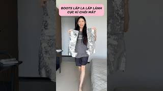 ĐÔI BOOTS LẤP LA LẤP LÁNH fashion stylish shorts [upl. by Iolande]