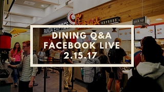 Mercer Dining QampA Facebook Live [upl. by Iman]