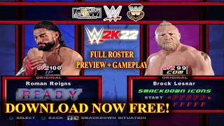 WWE 2K22 PS2  SmackDown HCTP 2K22 Patch PS2 Released [upl. by Hajile539]