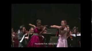 Mone Hattori amp Ellinor DMelon play Pablo de Sarasate Navarra [upl. by Joli]