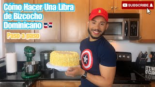 Bizcocho Dominicano de 1 libra En 4 capas relleno de crema pastelera [upl. by Ahsiret465]