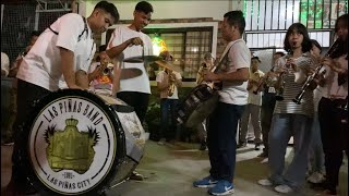 LAS PIÑAS BAND CAROLLING 2022 santos compound [upl. by Kapor]