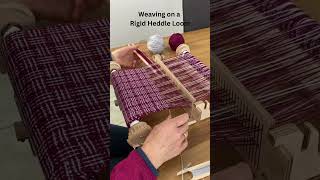 Rigid heddle loom weaving kit hobby weaving handmade knitting loomknitting crochet [upl. by Zak]