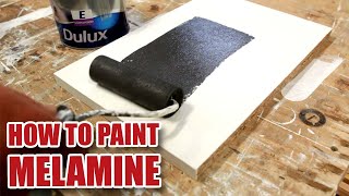 How Do I Paint Melamine DIY Tips [upl. by Seaman]