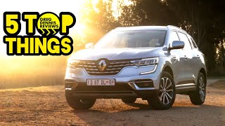 2022 Renault Koleos  My 5 Favourite Things [upl. by Aitercal]