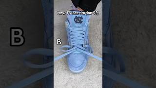 How To Loose Lace Jordan 4s [upl. by Aderf]