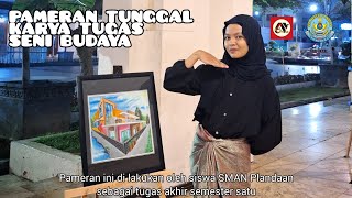 Pameran  Karya tugas  seni rupa  seni budaya  SMAN Plandaan [upl. by Hanson]