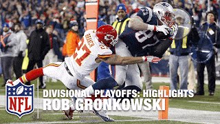 Rob Gronkowski Highlights Divisional Playoffs  Chiefs vs Patriots  NFL [upl. by Wallinga]