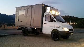 Mercedes sprinter camion 4x4 camper van conversion 2015 [upl. by Ennaylime]