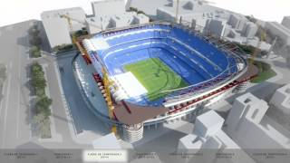 Estadio RMCF quotSantiago Bernabéuquot Construction Process [upl. by Ynot]