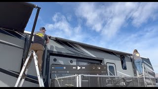 How to install an Dometic 9100 RV Awning [upl. by Jacquelyn228]