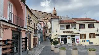 Maratea Basilicata Italy  Early Sunday morning stroll through Centro Storico November 7 2021 [upl. by Viens]