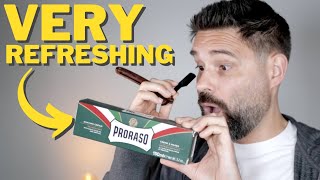 Tested Proraso Refreshing Shaving Cream Review [upl. by Ailenroc]