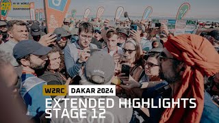 Extended Highlights Stage 12  Dakar2024  W2RC [upl. by Ikey]