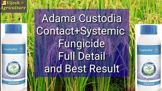 Adama Custodia ContactSystemic Fungicide।Details। Crop use। Price ।Dose।And Technical content। [upl. by Meehsar419]