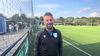 Quick Post match chat with Ian Selley after our 21 win away to Sevenoaks Town this afternoon [upl. by Bullivant]