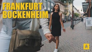 Walking around Frankfurt Bockenheim Germany 4K60 [upl. by Pimbley541]