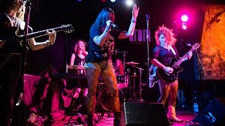 AllFemale Guns N Roses tribute plays Rocket Queen live in NYC [upl. by Rodavlas]