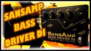 Tech 21 SansAmp Bass Driver DI Sample Settings [upl. by Elin]