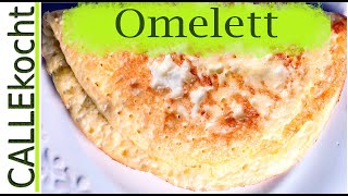 Omelette mit Pilzen zubereiten Rezept einfach und schnell [upl. by Hilaria]