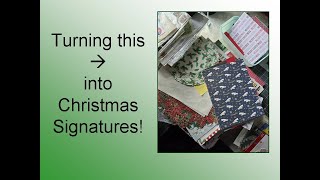 Christmas Signatures for makermonday [upl. by Ellissa]