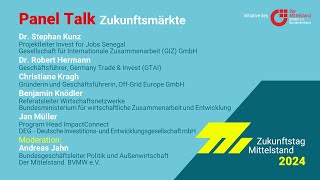 Zukunftstag Mittelstand 2024  Panel Talk Zukunftsmärkte [upl. by Glennon910]