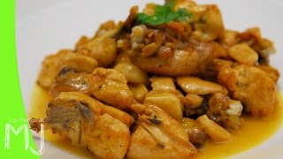 Pollo al ajillo  Las recetas de mi madre [upl. by Niuqaoj]