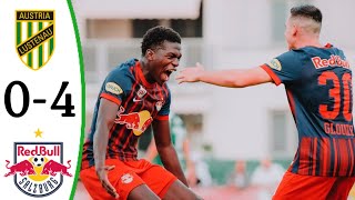 Austria Lustenau vs RB Salzburg 04  All Goals and Extended Highlights [upl. by Proud]