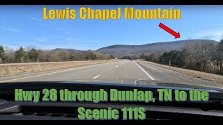 Dunlap TN to the Scenic Overlook off Hwy 111 S Part 2 of 3 [upl. by Julide]