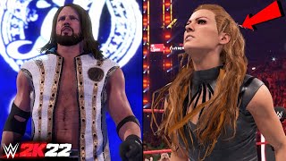 WWE 2K22 Gameplay Finally [upl. by Myrtia]