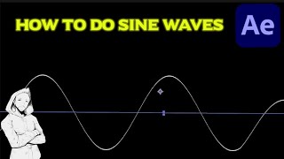 HOW TO MAKE A SIMPLE SINE WAVE ADOBE AFTER EFFECTS TUTORIAL [upl. by Htezil]