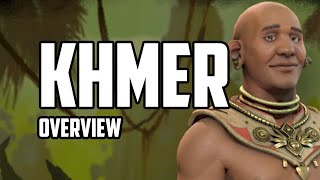 Khmer Civilization Overview Civ 6 [upl. by Selec]